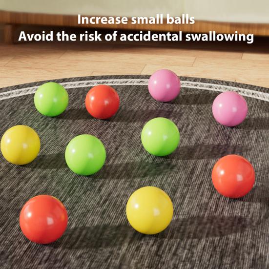 Kids Ball Drop Tower 2/3/5/7/9 Layers Cartoon Pig Marble Run Track Toy Toddlers Boys Girls Educational Rolling Ball Slide Toy