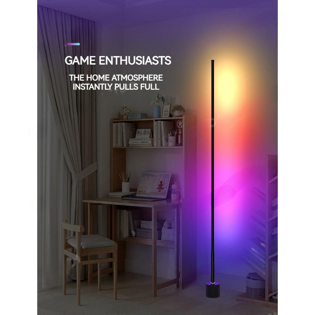 LED Modern Nordic Minimalist Light Living Room Bedroom Remote Control Luxury Standing Lights Household RGB Floor Lamp