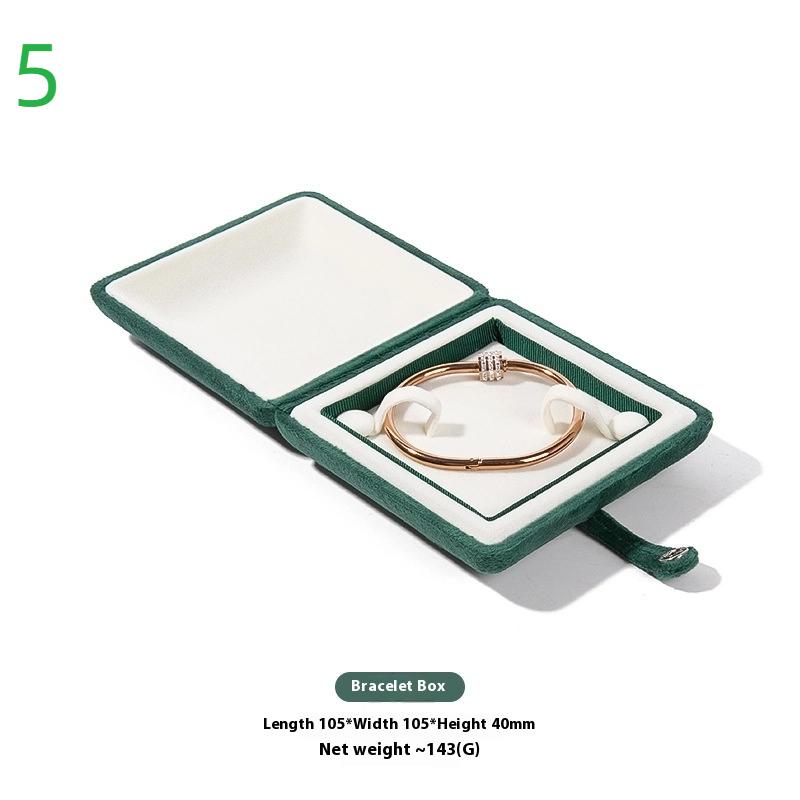 Velvet Ring Box Classical Earring Necklace Bangle/Bracelet Case Jewelry Gift Box For Wedding Jewelry Display Storage Box