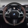 Carbon Fiber Embossed Steering Wheel Cover for BMW 1 2 3 4 5 6 7 8 Series X1 X2 X3 X4 X5 X6 X7 X8 E46 E90 F10 F30 I4 IX E39 E60 FS0