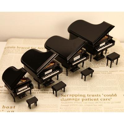 2025 Handmade Mini Pianos Cute Polychrome Miniature Model Wooden Musical Instrument