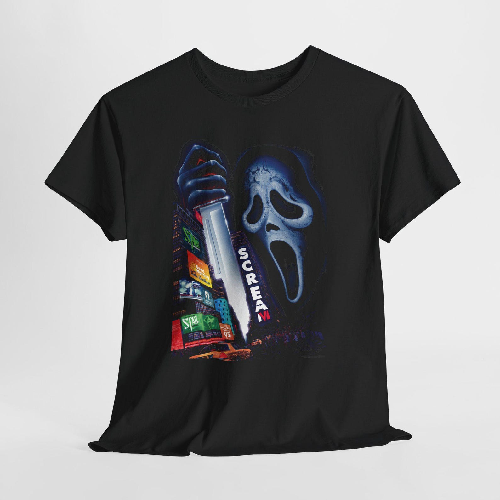 Scream Horror Thriller Movie Men s Black Tees T-Shirt Size S-5XL XL