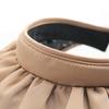 Summer Shell Sunshade Hat Uv Protection Dual Use Hair Hoop Sun Cap For Women Outdoor Beach Foldable Wide Brim Bucket Caps