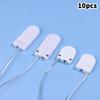 10Pcs Battery Holder Coin Cell Holder 1 X 3V/2 X 3V Cr2032 Lir2032 Battery Holder Button Battery Holder With Line On Off Switch