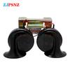 Car Horn With Relay Bracket 510Hz 410Hz Dual-Tone Sound Electric Snail Horn Kits 12V 24V Waterproof For Truck Auto Motorcycles