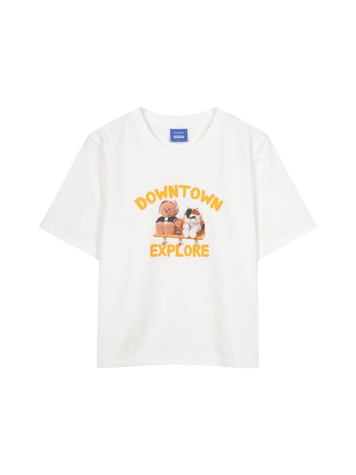 Polhaem Women'S Cool Cotton Up Up Short Sleeve T-Shirt_Phg2Ts2450