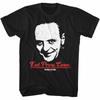 Silence of the Lambs Eat The Rude Black Adult T-Shirt