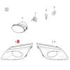2Pcs Front Bumpers Fog Light Cover 31294051 31294052 for XC60 09-16 Replacement Fog Lamp Trim Caps Auto Accessory