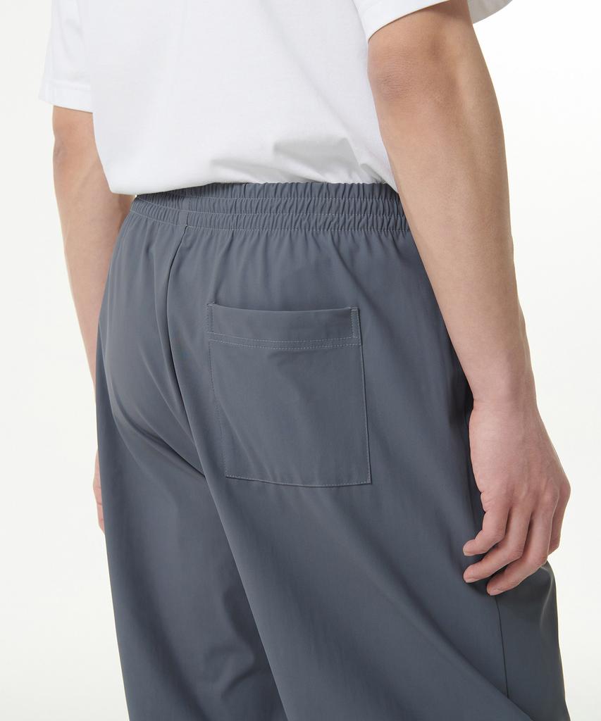 Musinsa Standard [Cooltandard] Cooling Wide Elastic Waist Pants [Blue Gray]
