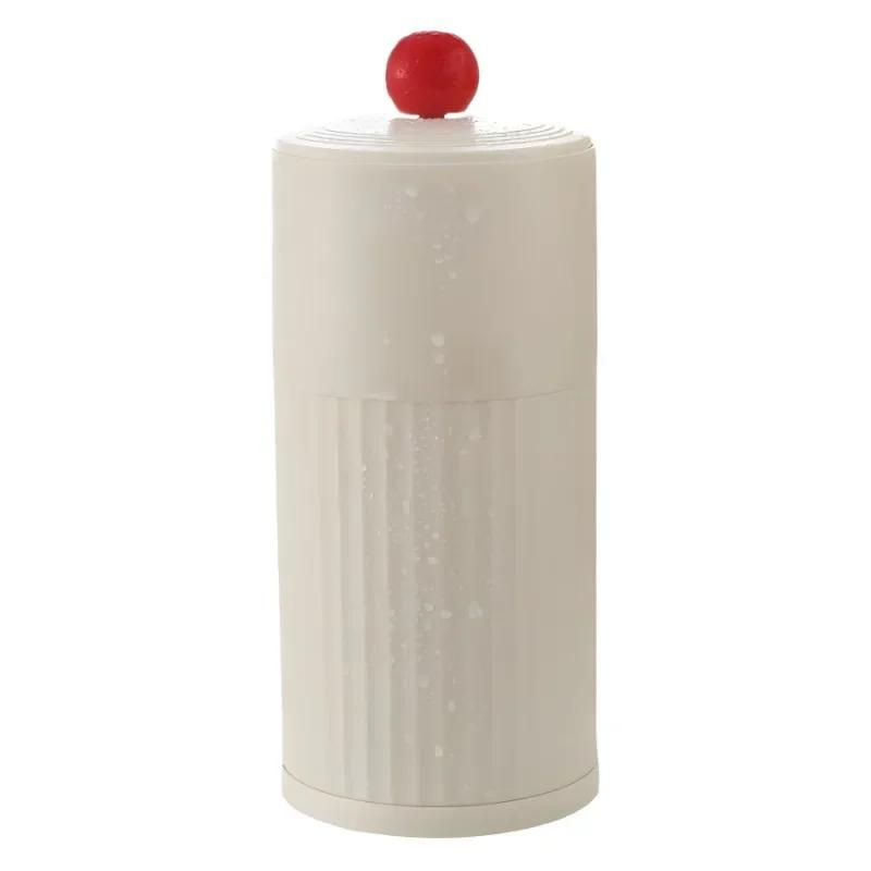 Hot Makeup Brush Storage Container with Dust-proof Belt Cover, Automatic Lifting Brush Bucket, Desktop Beauty Brush Storage Box