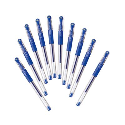 Mitsubishi Pencil Gel-Kugelschreiber, Uni-ball Signo, 0,38 mm, Blau, 10er-Set, UM151.33