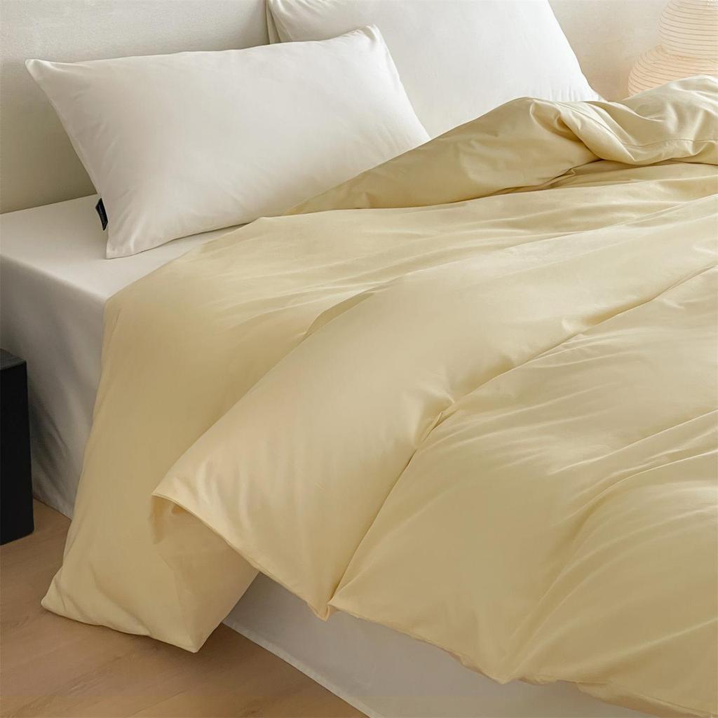 Solid Color Washed Cotton Duvet Cover, Single Item, 100% Cotton, Available In Sizes 150x200 & 200x230