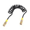 10mmx1 Thread Pneumatics Air Filling Pump Remote Hose Long Spirals Tube Double Female Quick Connection Spring Tube