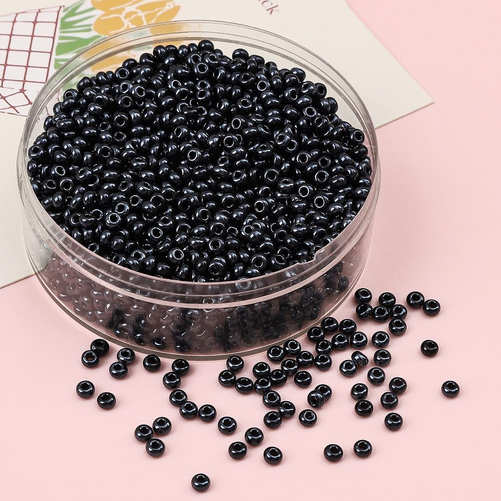 Glas Reisperlen Metall Mineralfarbe Perlen Handgemacht DIY Perlenkette Armband Zubehör Materialien Perlen zur Schmuckherstellung