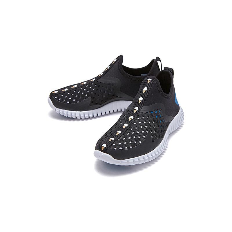 New Balance NB Aqua Drift Versatile Comfortable Mid-Top Casual Shoes Kids Casual Shoes Black Blue YTAQDBW