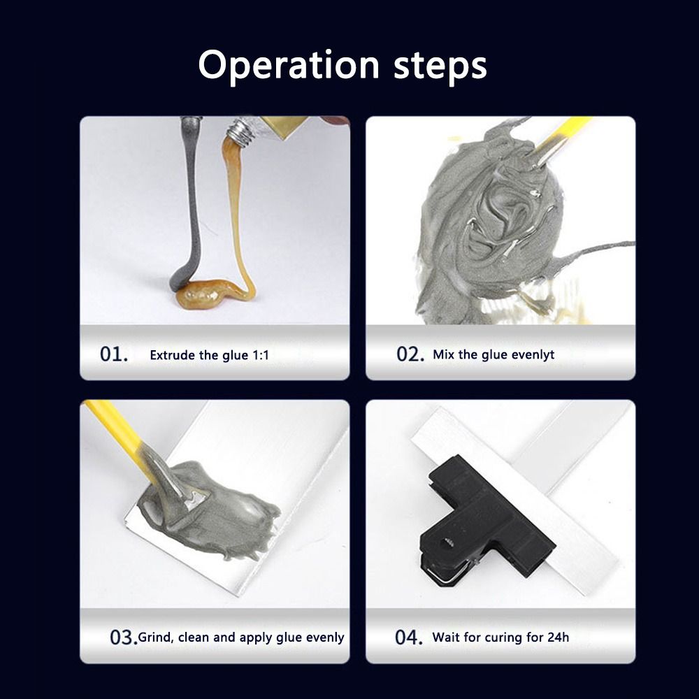Drying Repairing Adhesive Liquid Metal Welding Filler Metal Repair Glue High Temperature AB Glue