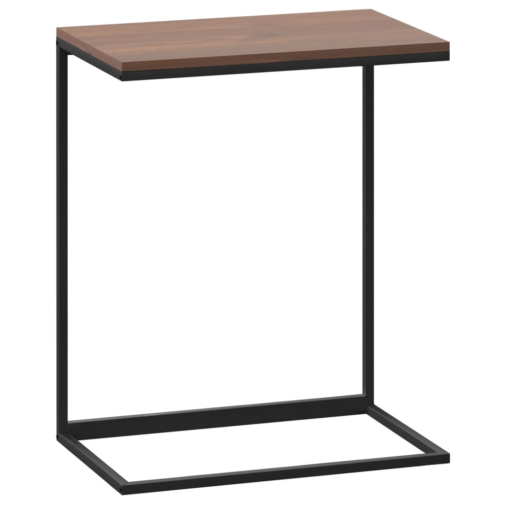 Side Table, Black, 55x35x66 Cm, Wood-based Material