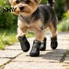 Pet Paw Protection for Running 4Pcs Non-Slip Dog Shoes, Breathable Mesh Boots, Waterproof Durable Rubber Soles Paws Protectors Small Dogs, Outdoor