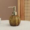 Pumpkin Ceramic Hand Soap Dispenser Bottle for Hotel Bathrooms Multi-Functional Storage Bottle for Shampoo and Body Wash At Home