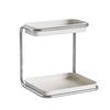 Cream Style Double-Layer Kitchen Spice Rack