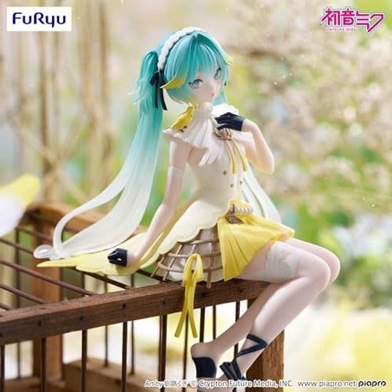 Furyu Hatsune Miku Noodle Stopper Figure Canary Bird ver. (5.5 inches)