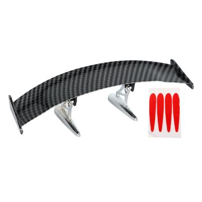 Car Rear Tail Wing Carbon Fiber Style GT Spoiler Wing Tailgate Trunk Lid Exterior Decoration