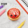 Dumpling Squeeze Toy Cartoon Expression Toy, Anxiety Relief Dough Stress Ball Fidget Stretchy Steamed Bun Sensory for Kids Adults Reliever