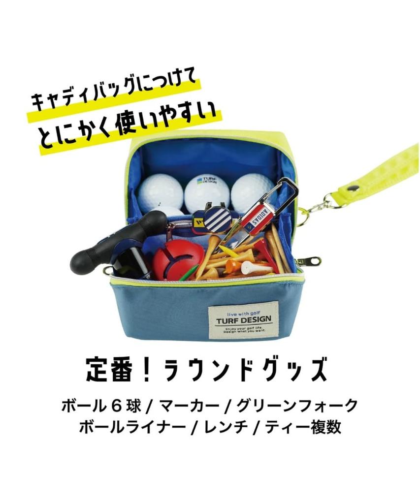 Golf Pouch Golpaca M [Turf Design] YE/BGL