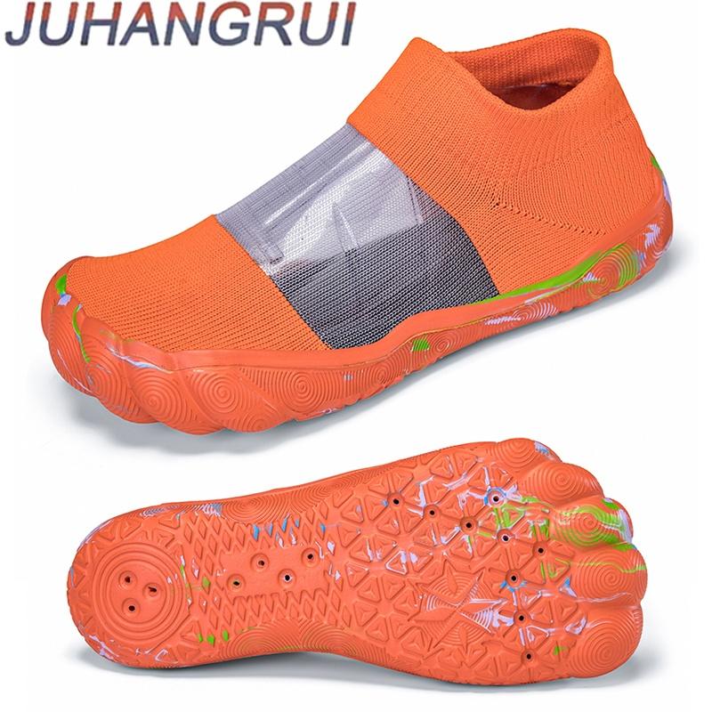 2026 New Outdoor Five Finger Barefoot Shoes Men And Women Quick-Drying Beach Wading Shoes Mesh Hiking shoes Sneakers Unisex