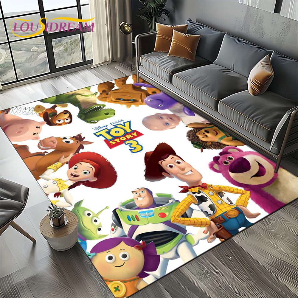 

27 Style Toy Story Cartoon 3D Carpet Rug for Bedroom Living Room Home Sofa Decoration,kid Game Large Decor Floor Mat Gift 40x60cm