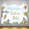 Winnie the Pooh Welcome Baby Shower Birthday Photo Backdrop Background Party