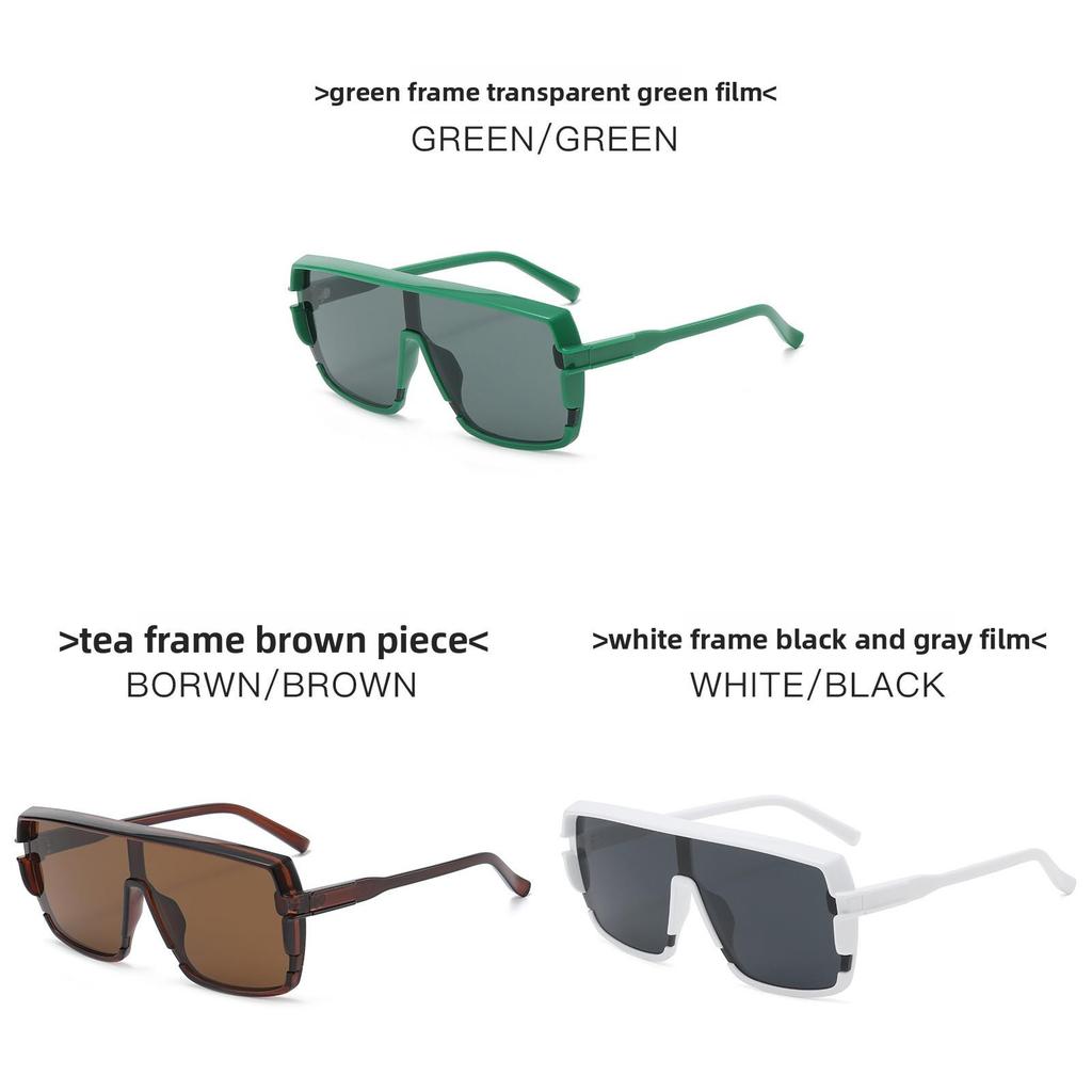 Fashion Square Oversized Sunglasses With Uv400 Protection For Outdoor Activities And Style