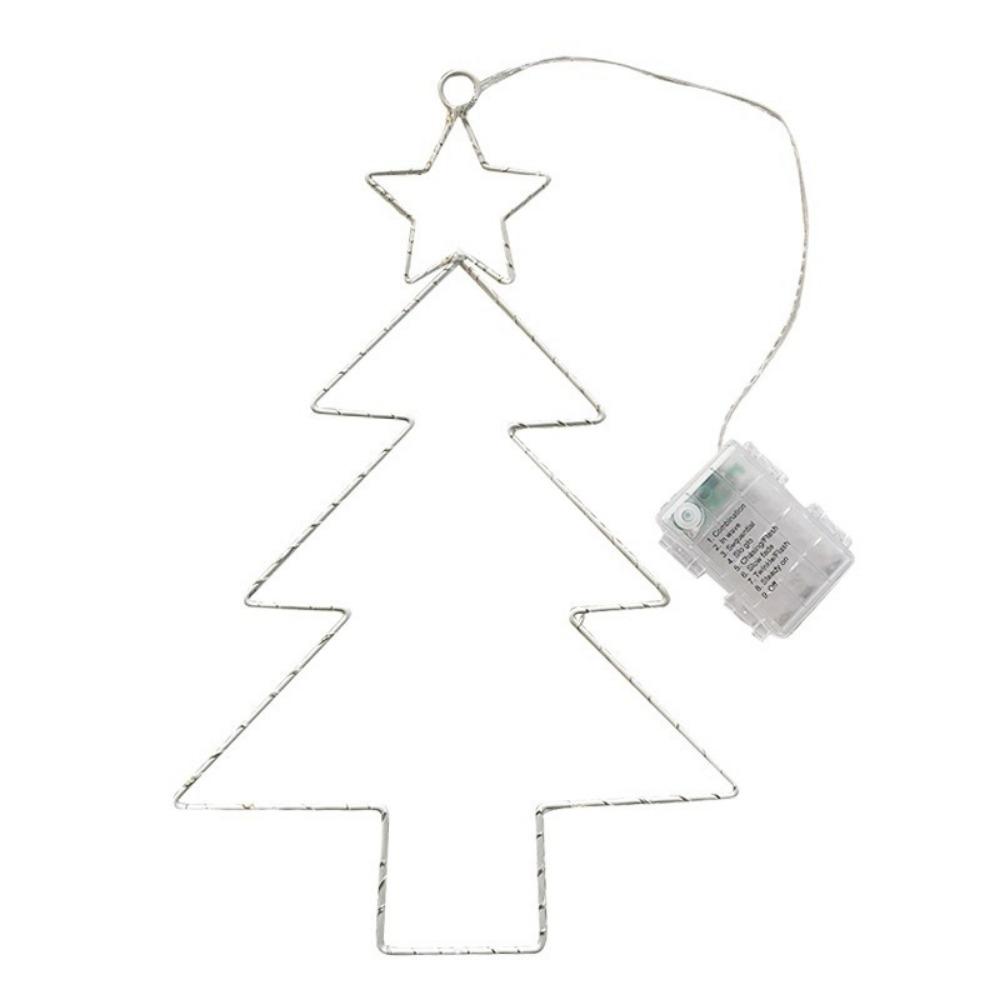 Christmas LED String Lights 8 Colors Adjustable, Battery Powered Xmas Tree Lights, Festive Home Party Decoration