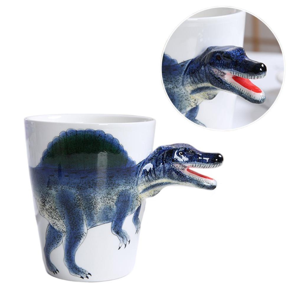3D Animal Shape Handle Animal Shape Ceramic Cup Hand Painted Animals Mug  Living Room