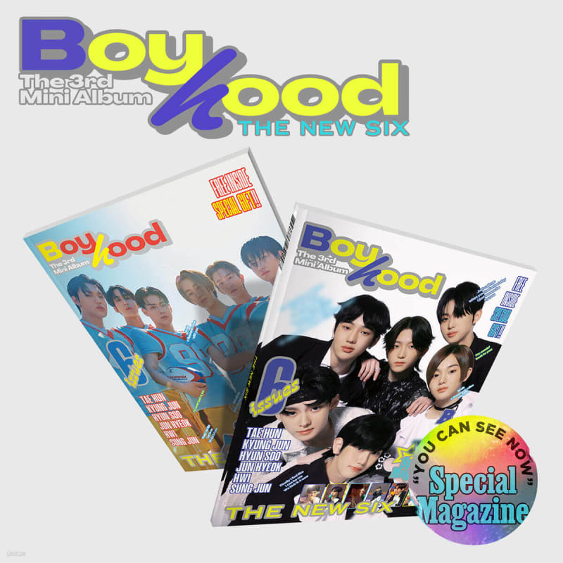 

THE NEW SIX (TNX) - 3rd Mini Album: BOYHOOD [1 out of 2 versions randomly sent]