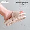 PVC Non-Slip Quick-Dry Leak-Proof Shower Slippers for Couples