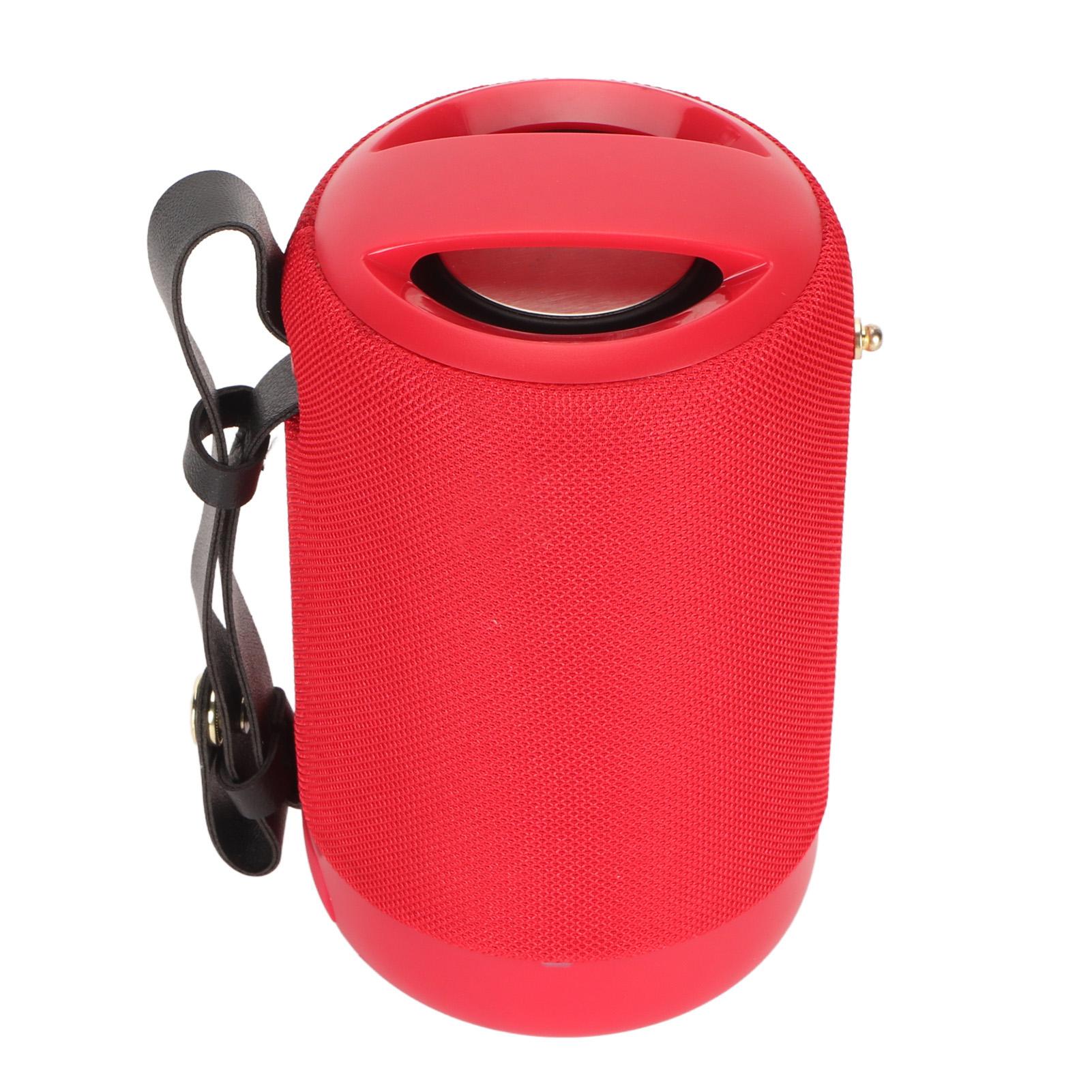 

Bluetooth-динамик Многофункциональный IPX5 Водонепроницаемый Мощный Бас Стерео Звук Hands Free Портативный красный