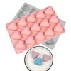 15 Cavities Heart Shape Silicone Baking Mold DIY Heart Chocolate Ice Making Mould Cake ToolDecor Valentine's Day Gift