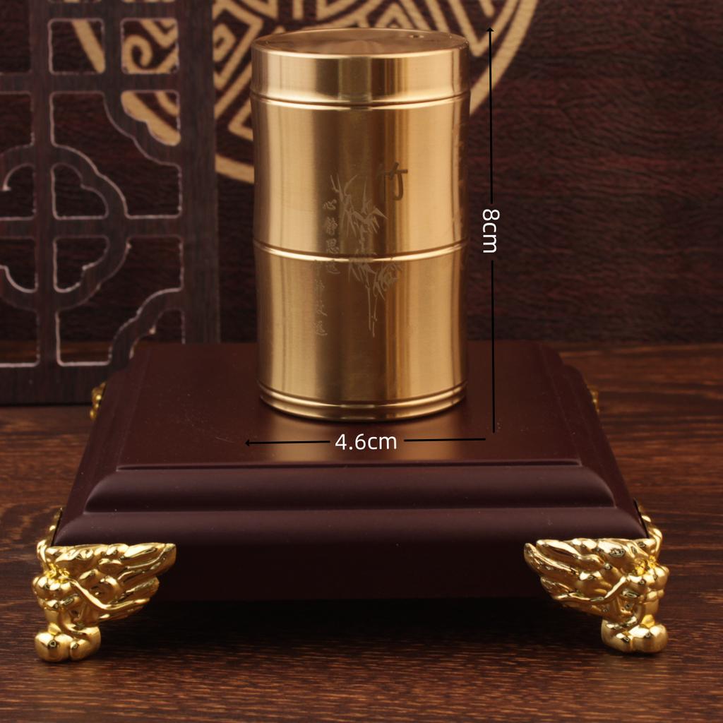 Brass Holder Restaurant Creative Personality Household Toothpick Box Portable Light Luxury Dining Living Room Pat