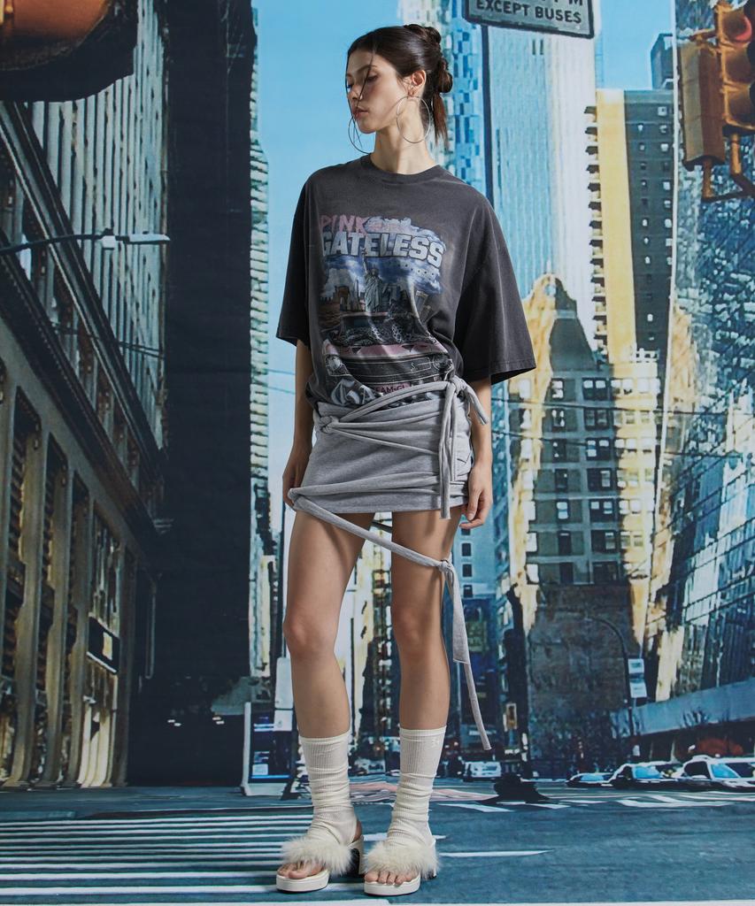 Geiteuliseu Double Mini Skirt