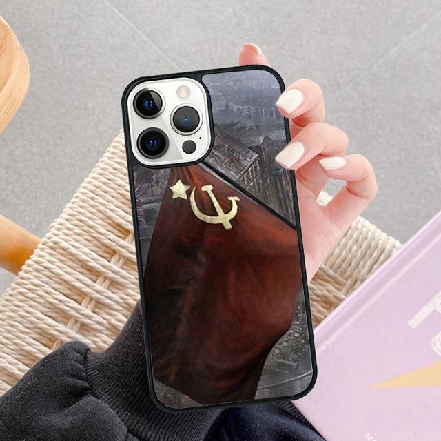 USSR Flag Soviet Union Phone Case For iPhone 17 Air 13 12 14 15 16 Cover For Apple Pro Max Plus Coque