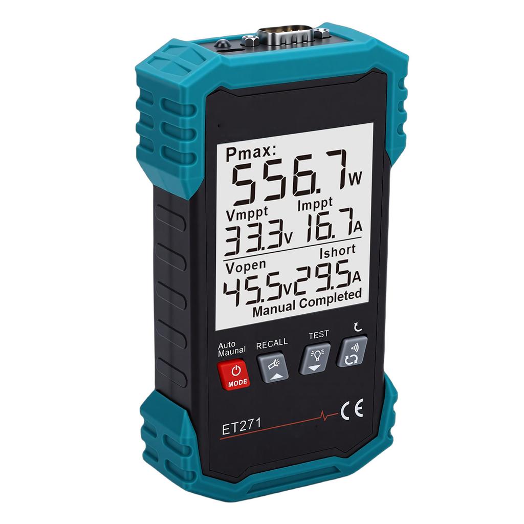 Solar Panel Tester Maximum 2000W 40A MPPT PV Detector Open Circuit Voltage Short Circuit Current Test Backlight Data
