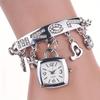 Women Bracelet Strap Quartz Wristwatch Square Arabic Numeral Dial Watch