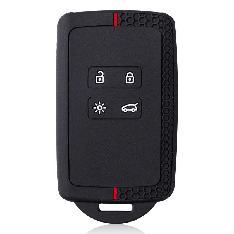 Silicone Car Key Case Cover For Renault Koleos Kadjar Clio Captur Megane Talisman Espace Zoe Scenic 4 Arkana Dacia Sandero