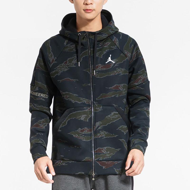 Air Jordan Strickjacke mit Kapuze für Herren Oberbekleidung Schwarz AH6162-010
