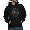 Harry Potter Mens Neon Hogwarts Crest Hoodie