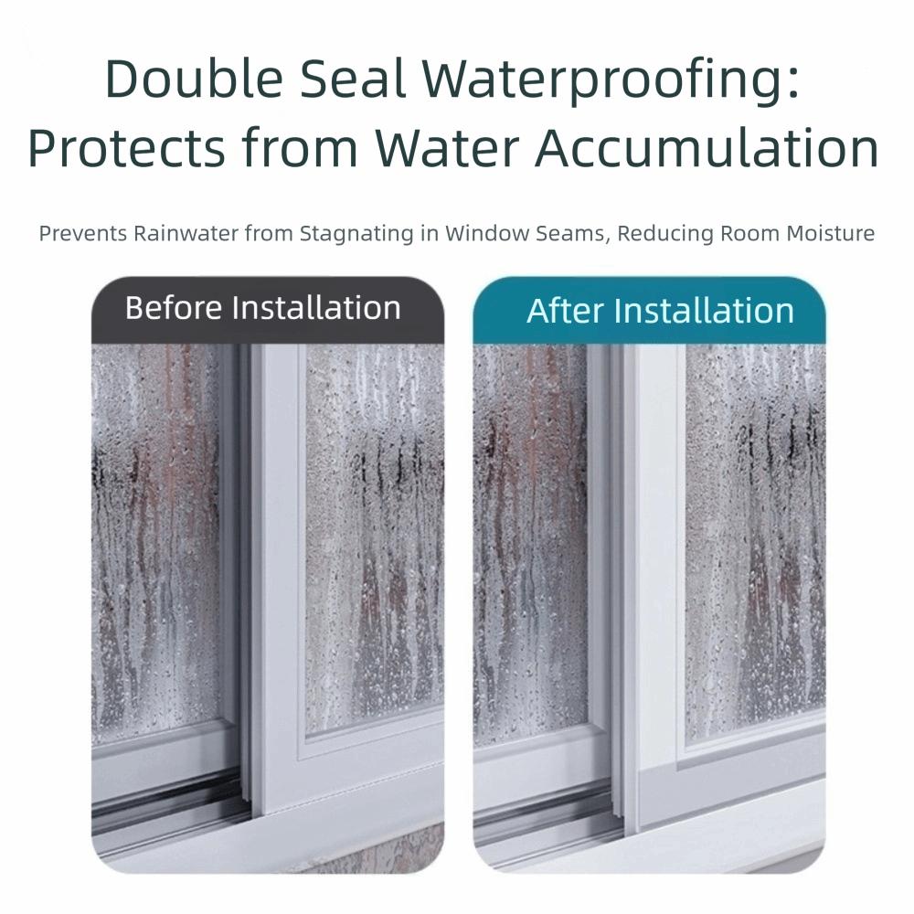Vodotěsná Zátka proti zpětnému toku Vody do Okna Vodotěsná Lišta Gumová Okenní Hrana Vodotěsná Těsnící Páska Těsnící Funkce