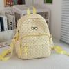 Mochila Estampada de Bolinhas Mochila Escolar Infantil Mochila Pequena Leve