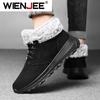 Winter Warm Men Boots New Casual Comfortable Durable Men Hiking Shoes Outdoor Big Size Leather Non-Slip Male High Top Snow Boots