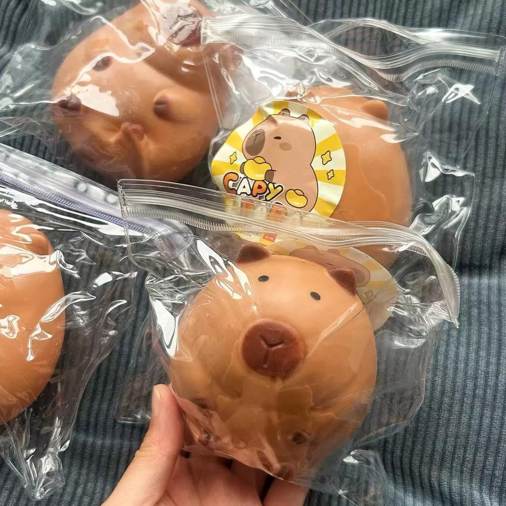 Squishy Gentle Rising Simulation Animals Pinch Toys Fidgeting Plaything Tender Plush Capybara Squeeze Toy Stress Release Fidget Toys